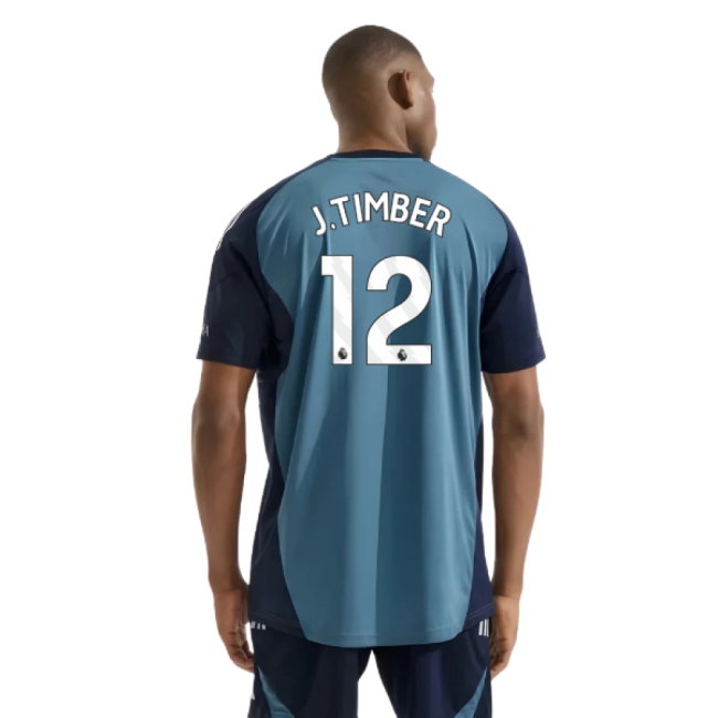 2025-2026 Arsenal Training Shirt (Blanch Blue) (J.Timber 12) — Shop Online