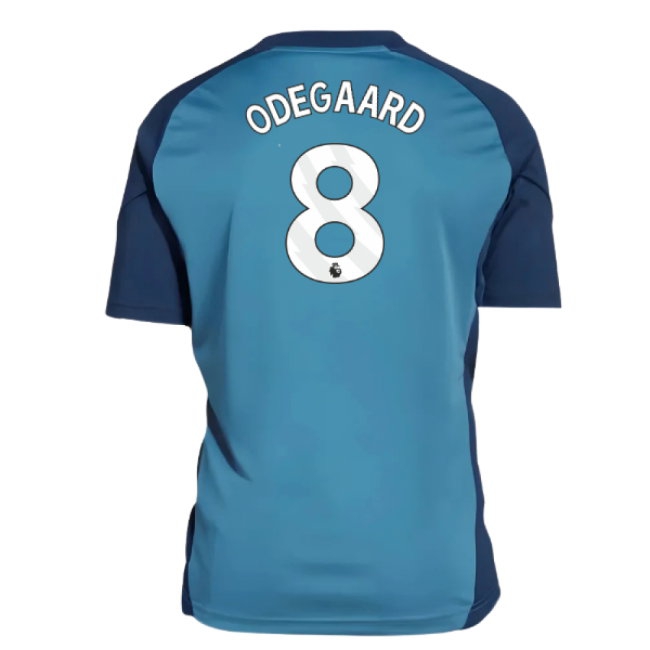 2025-2026 Arsenal Training Shirt (Blanch Blue) - Kids (Odegaard 8) — Shop Now