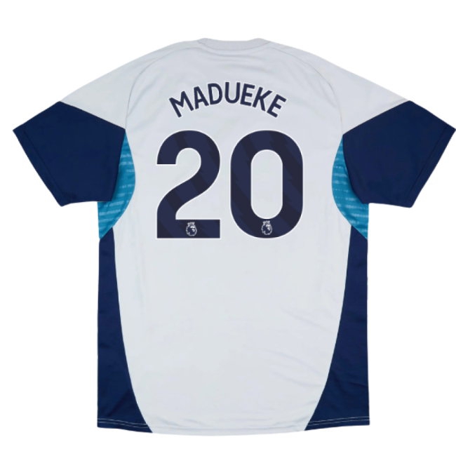 2025-2026 Arsenal Training Shirt (Grey Two) (Madueke 20) — Buy Online