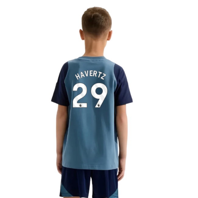 2025-2026 Arsenal Training Tee (Blanch Blue) - Kids (Havertz 29) — Buy Online
