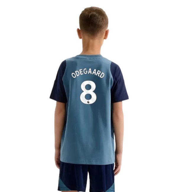 2025-2026 Arsenal Training Tee (Blanch Blue) - Kids (Odegaard 8) — Buy Online