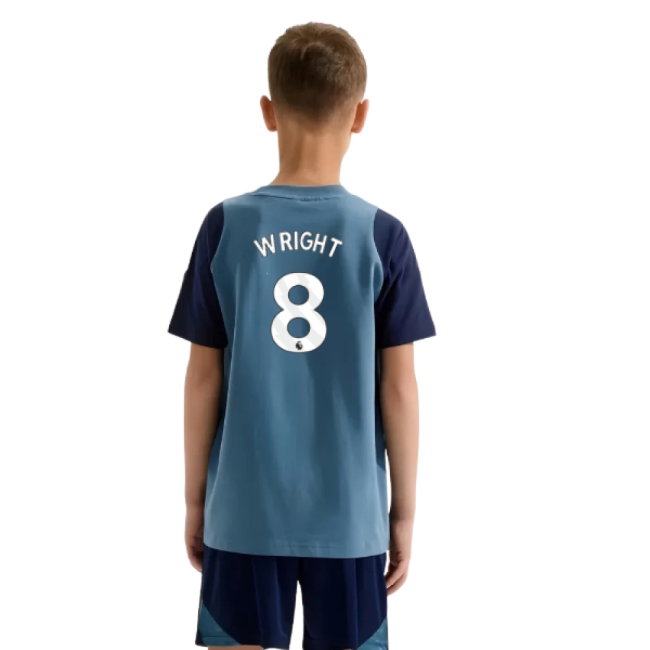 2025-2026 Arsenal Training Tee (Blanch Blue) - Kids (Wright 8) — Shop Now