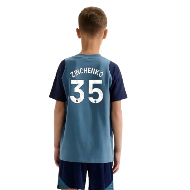 2025-2026 Arsenal Training Tee (Blanch Blue) - Kids (Zinchenko 35) — Buy Online
