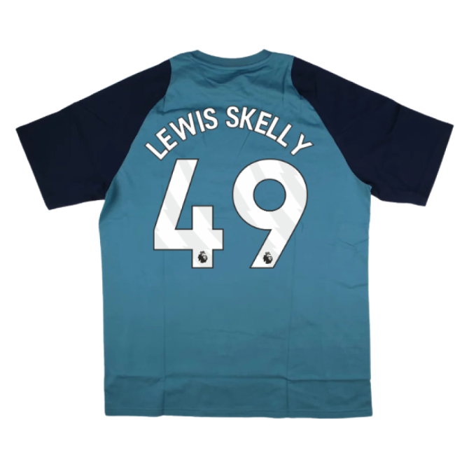 2025-2026 Arsenal Training Tee (Blanch Blue) (Lewis Skelly 49) — Buy Now