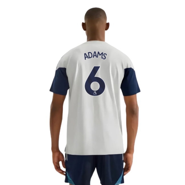 2025-2026 Arsenal Training Tee (Grey) (Adams 6) — Shop Now