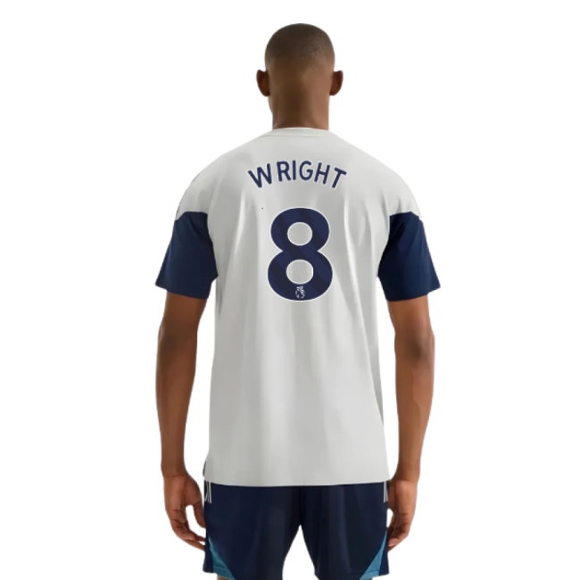 2025-2026 Arsenal Training Tee (Grey) (Wright 8) — Shop Now