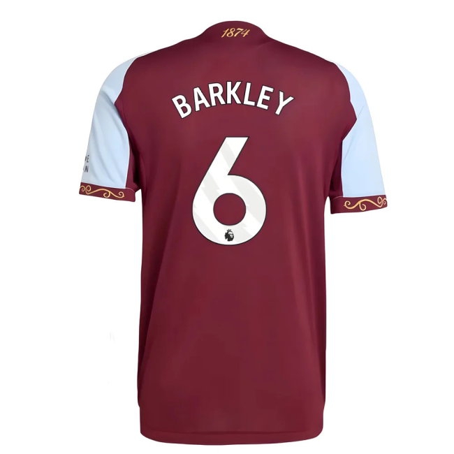 2025-2026 Aston Villa Player Version Home Shirt (Barkley 6) — Shop Now