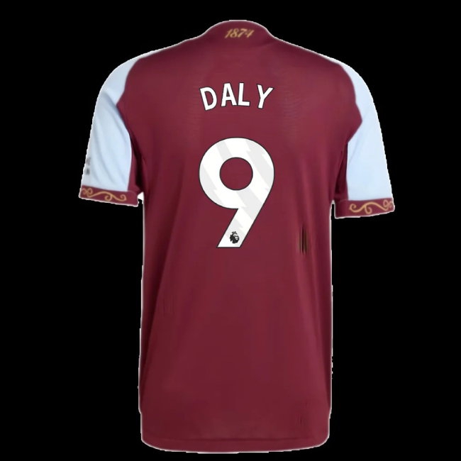 2025-2026 Aston Villa Player Version Home Shirt (Daly 9) — Buy Now