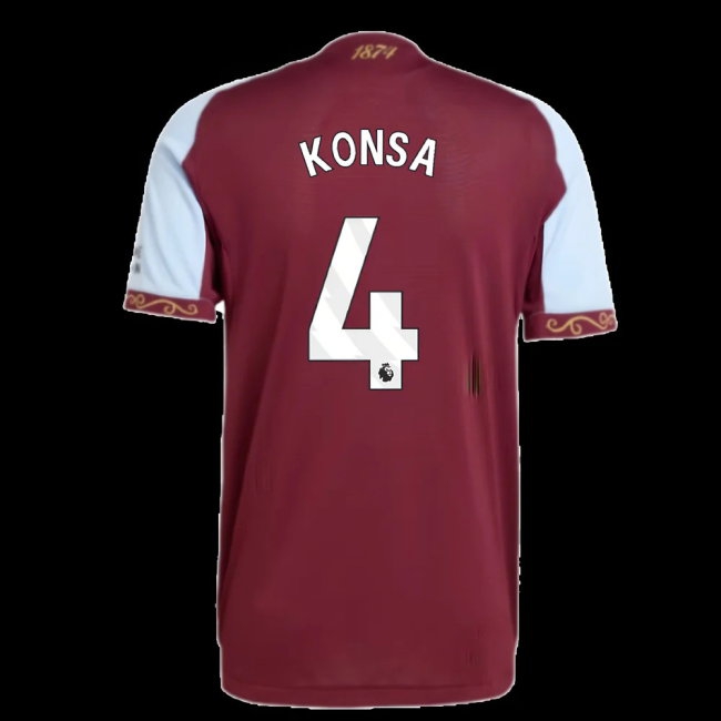 2025-2026 Aston Villa Player Version Home Shirt (Konsa 4) — Buy Online