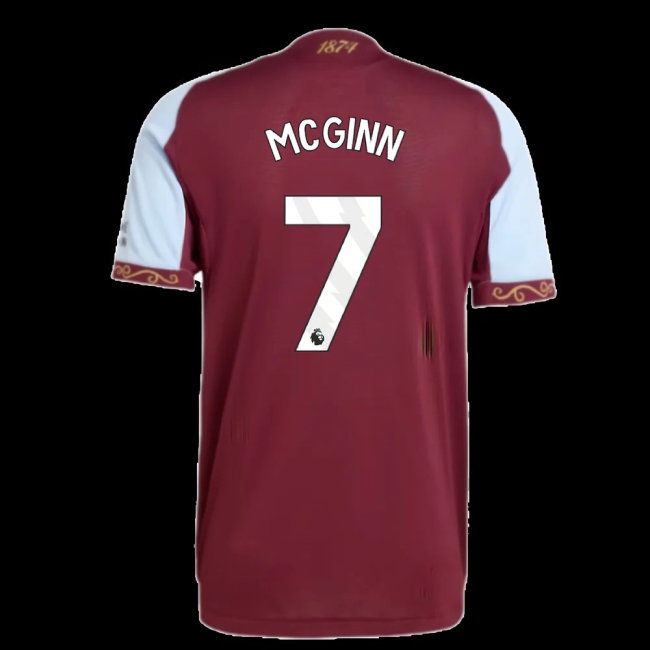 2025-2026 Aston Villa Player Version Home Shirt (McGinn 7) — Shop Online