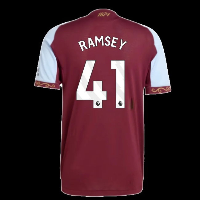 2025-2026 Aston Villa Player Version Home Shirt (Ramsey 41) — Buy Online