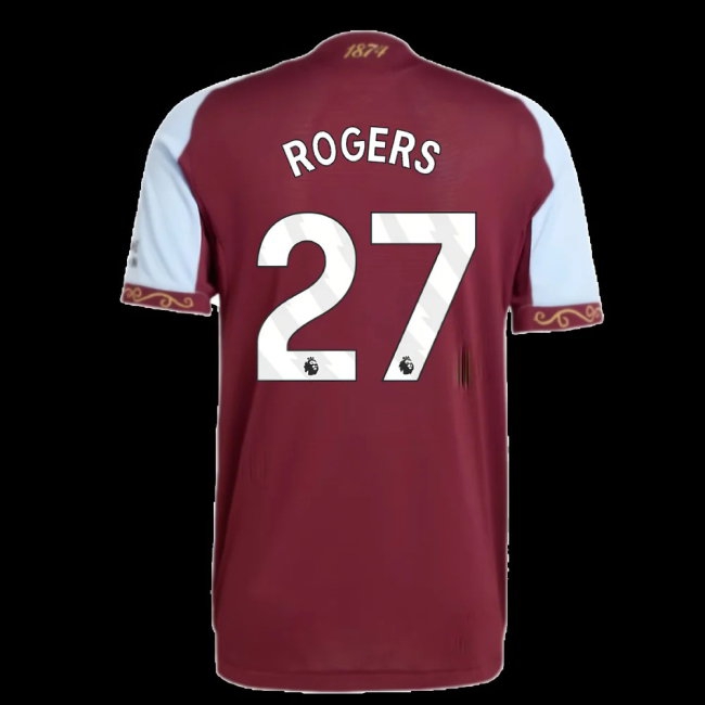2025-2026 Aston Villa Player Version Home Shirt (Rogers 27) — Shop Online