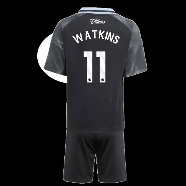 2025-2026 Aston Villa Away Mini Kit (Watkins 11) — Buy Now