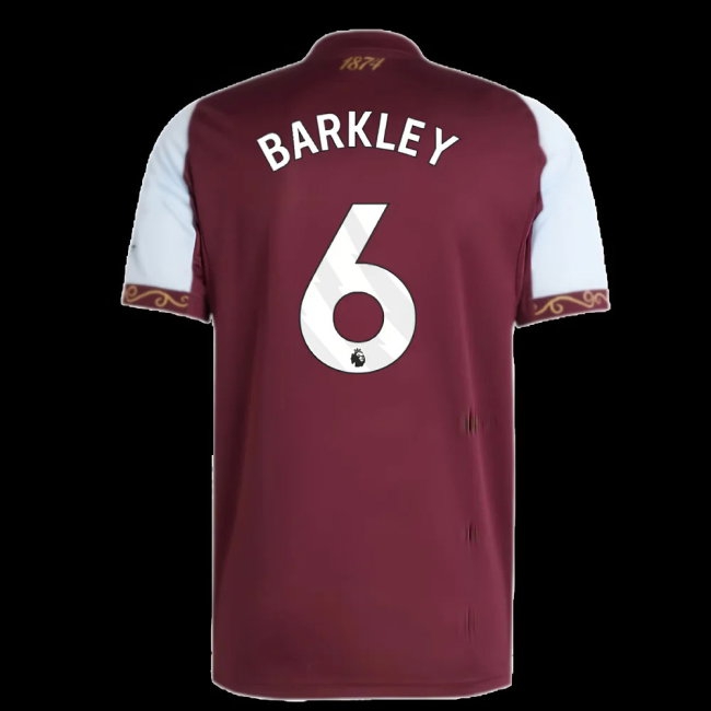 2025-2026 Aston Villa Home Shirt (Barkley 6) — Shop Now
