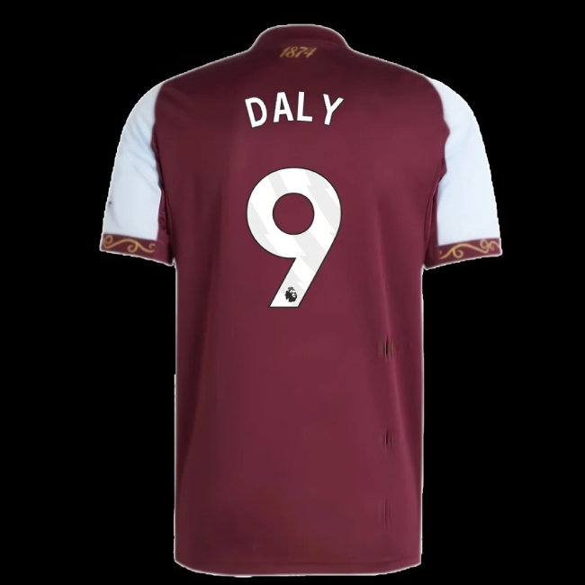 2025-2026 Aston Villa Home Shirt (Daly 9) — Shop Now