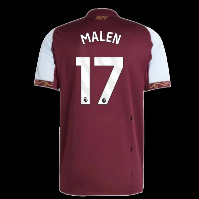 2025-2026 Aston Villa Home Shirt (Malen 17) — Buy Now