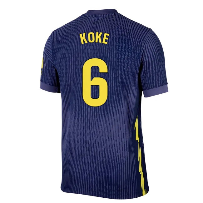 2025-2026 Atletico Madrid Player Version Away Shirt (Koke 6) — Buy Online