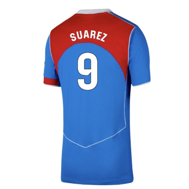 2025-2026 Atletico Madrid Player Version Third Shirt (Suarez 9) — Shop Online