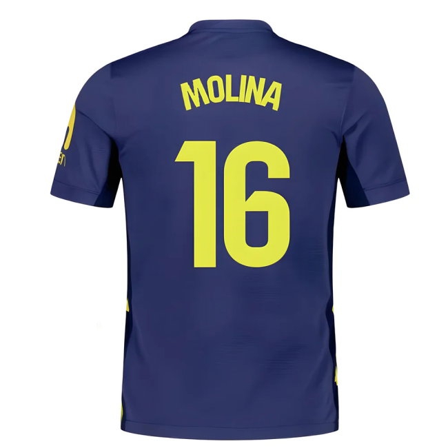 2025-2026 Atletico Madrid Away Shirt (Molina 16) — Buy Online