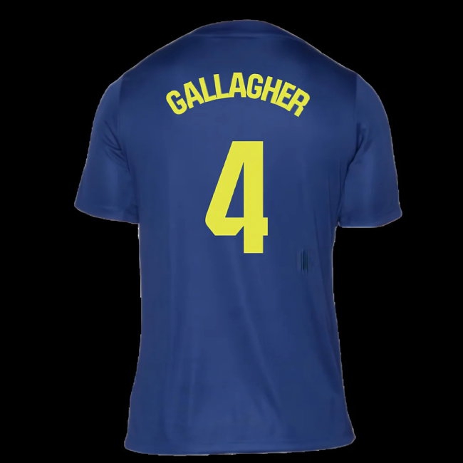 2025-2026 Atletico Madrid Pre-Match Shirt (Blue-Yellow) (Gallagher 4) — Buy Online
