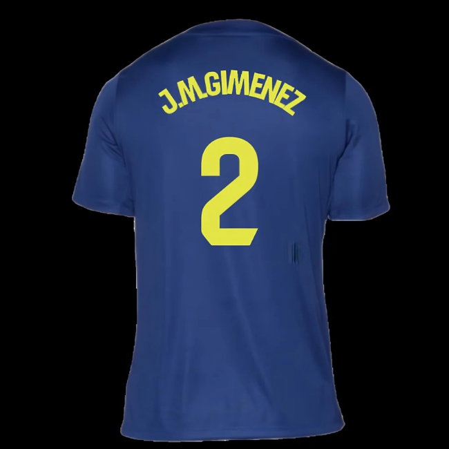 2025-2026 Atletico Madrid Pre-Match Shirt (Blue-Yellow) (J.M.Gimenez 2) — Buy Online
