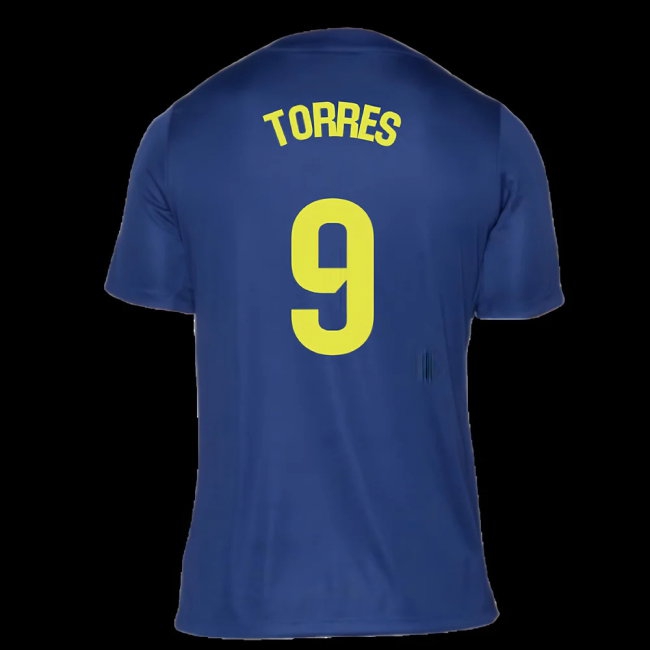 2025-2026 Atletico Madrid Pre-Match Shirt (Blue-Yellow) (Torres 9) — Buy Now