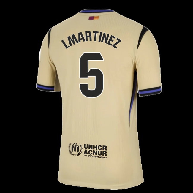 2025-2026 Barcelona Player Version Away Shirt (I.Martinez 5) — Shop Now
