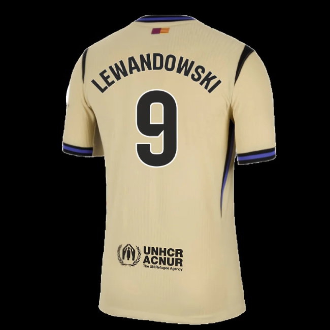 2025-2026 Barcelona Player Version Away Shirt (Lewandowski 9) — Shop Now