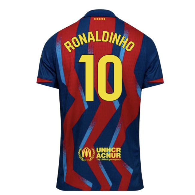 2025-2026 Barcelona Player Version Dri-Fit SE Fourth Shirt (Ronaldinho 10) — Shop Now