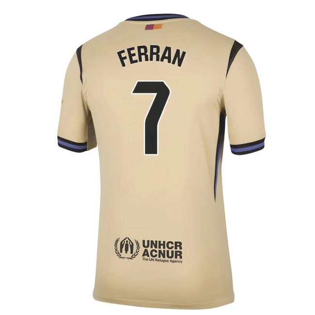 2025-2026 Barcelona Away Shirt (Ferran 7) — Buy Now