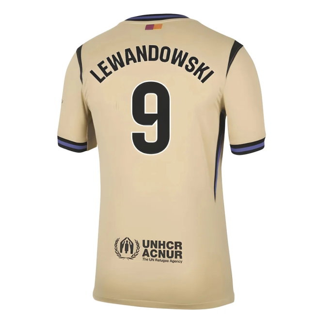 2025-2026 Barcelona Away Shirt (Lewandowski 9) — Buy Online