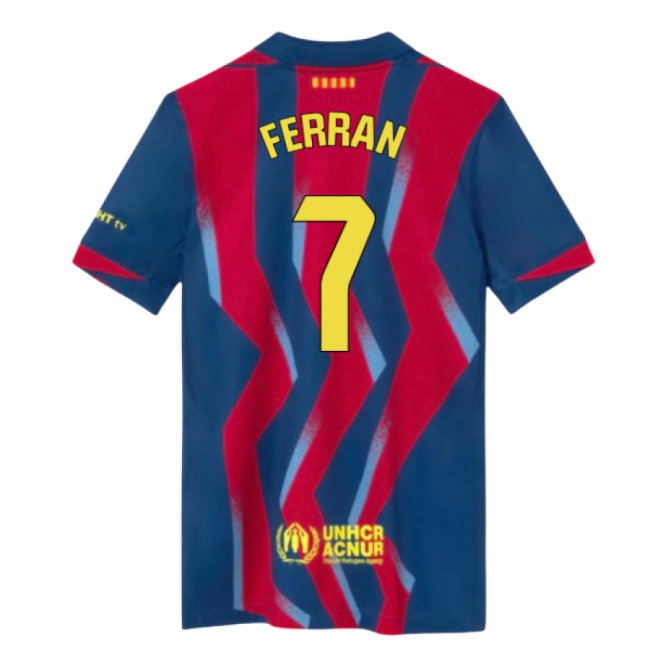 2025-2026 Barcelona Fourth Shirt (Kids) (Ferran 7) — Buy Online