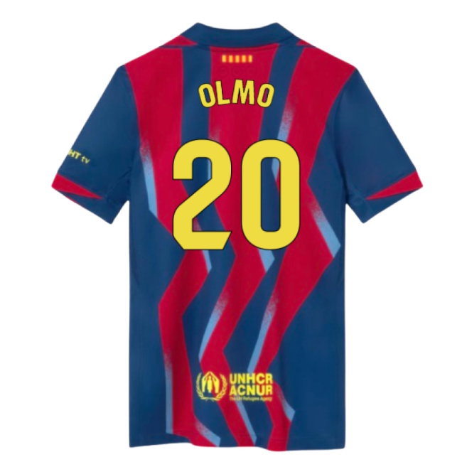 2025-2026 Barcelona Fourth Shirt (Kids) (Olmo 20) — Shop Now
