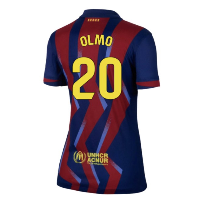 2025-2026 Barcelona Fourth Shirt - Womens (Olmo 20) — Shop Online