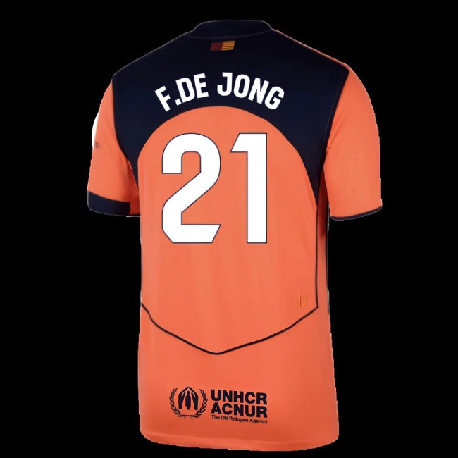 2025-2026 Barcelona Third Shirt (F.De Jong 21) — Buy Online