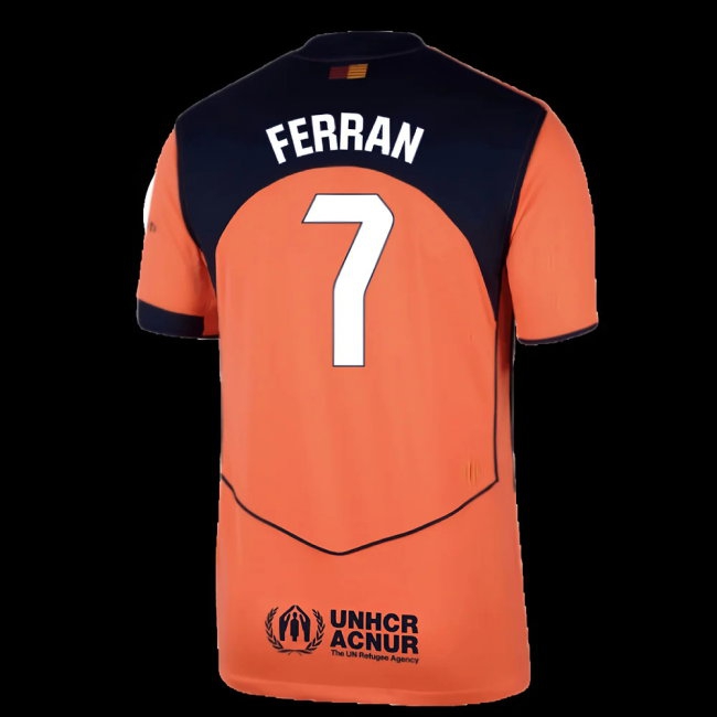 2025-2026 Barcelona Third Shirt (Ferran 7) — Shop Now