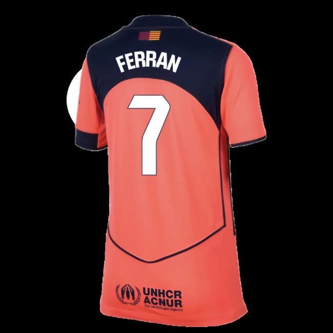 2025-2026 Barcelona Third Shirt (Kids) (Ferran 7) — Buy Online