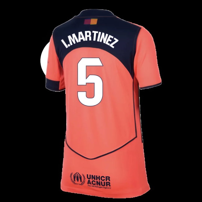 2025-2026 Barcelona Third Shirt (Kids) (I.Martinez 5) — Buy Online