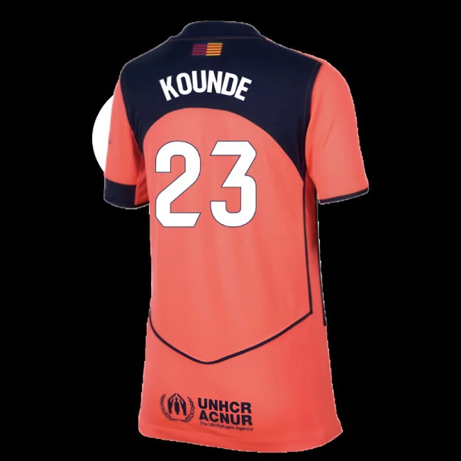 2025-2026 Barcelona Third Shirt (Kids) (Kounde 23) — Buy Online