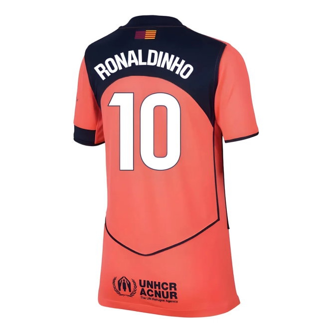 2025-2026 Barcelona Third Shirt (Kids) (Ronaldinho 10) — Buy Now