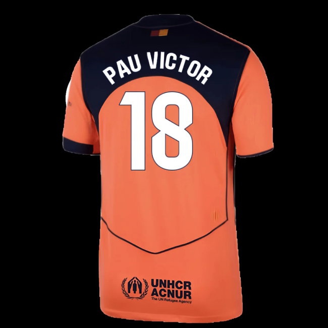 2025-2026 Barcelona Third Shirt (Pau Victor 18) — Shop Now