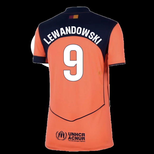 2025-2026 Barcelona Third Shirt (Womens) (Lewandowski 9) — Buy Now