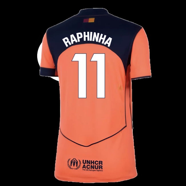 2025-2026 Barcelona Third Shirt (Womens) (Raphinha 11) — Shop Now