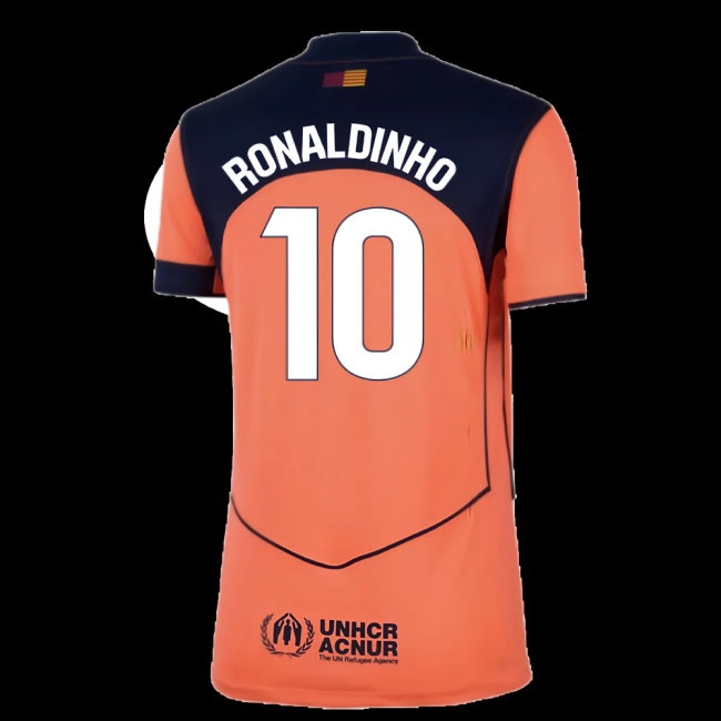 2025-2026 Barcelona Third Shirt (Womens) (Ronaldinho 10) — Shop Now