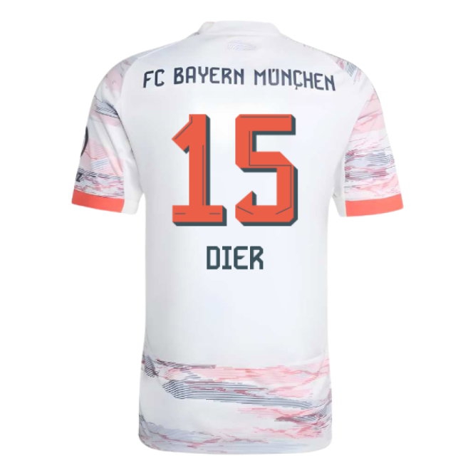 2025-2026 Bayern Munich Away Shirt (Dier 15) — Buy Now