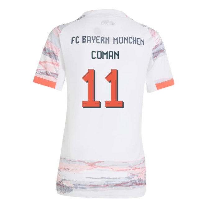 2025-2026 Bayern Munich Away Shirt (Womens) (Coman 11) — Buy Online