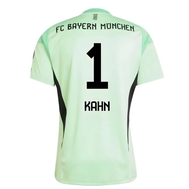 2025-2026 Bayern Munich Home Goalkeeper Shirt (Glory Mint) (Kahn 1) — Buy Online