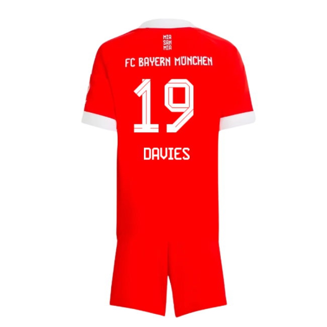 2025-2026 Bayern Munich Home Mini Kit (Davies 19) — Shop Online