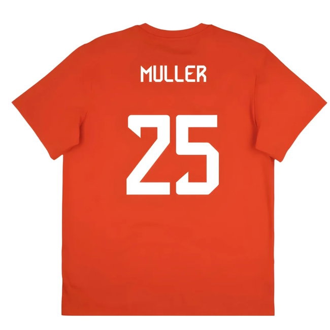 2025-2026 Bayern Munich Seasonal Graphic Tee (Red) (Muller 25) — Buy Online