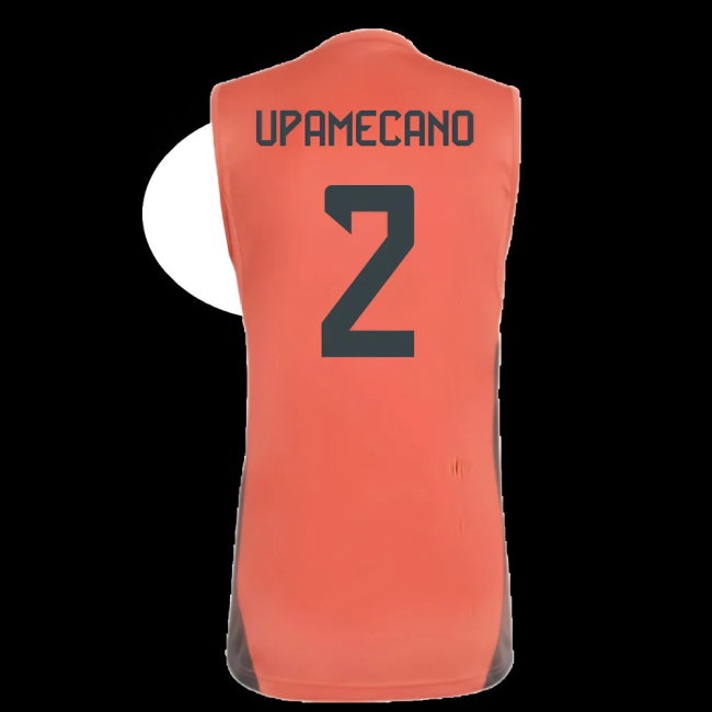 2025-2026 Bayern Munich Sleeveless Jersey (Easy Coral) (Upamecano 2) — Shop Now